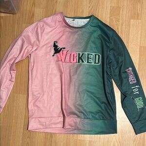 Wicked Ombre Sweatshirt - Pink & Green